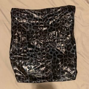 Cheetah mini skirt